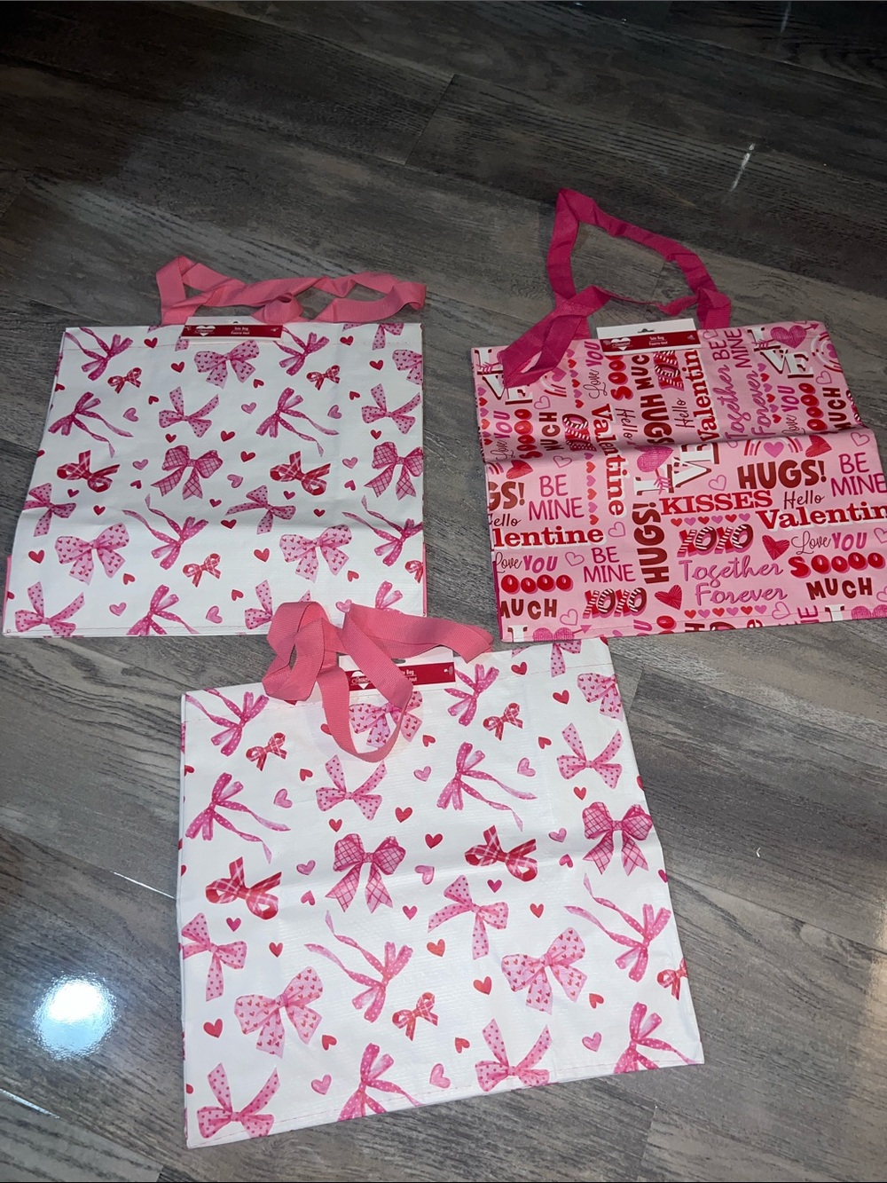 3 Pink Valentine Tote Bag - Stylish Women's tote Bag